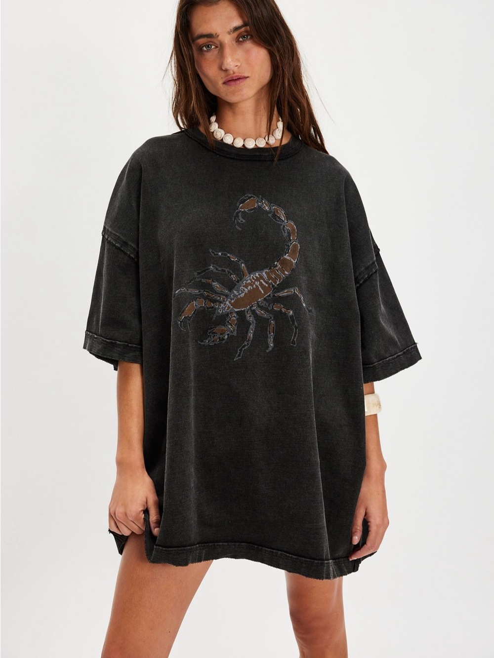 Free People- Farm Foe Oversized Graphic NWOT
